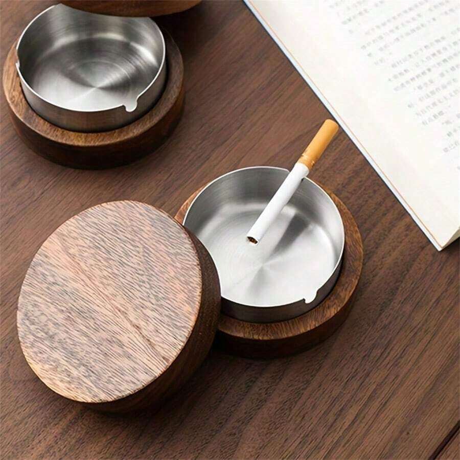1 pièce Cendrier rétro portable, cendrier décoratif pour la maison, le bureau, l'extérieur, l'intérieur, les fêtes. Un choix idéal pour les cadeaux