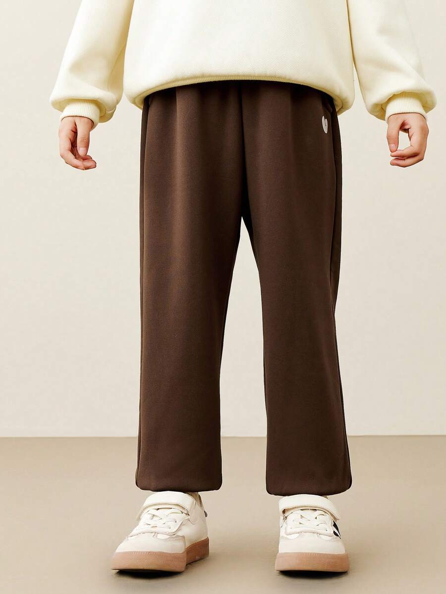 mini bala Boys' And Girls' Comfortable Warm Pants 2024 Winter New Collection