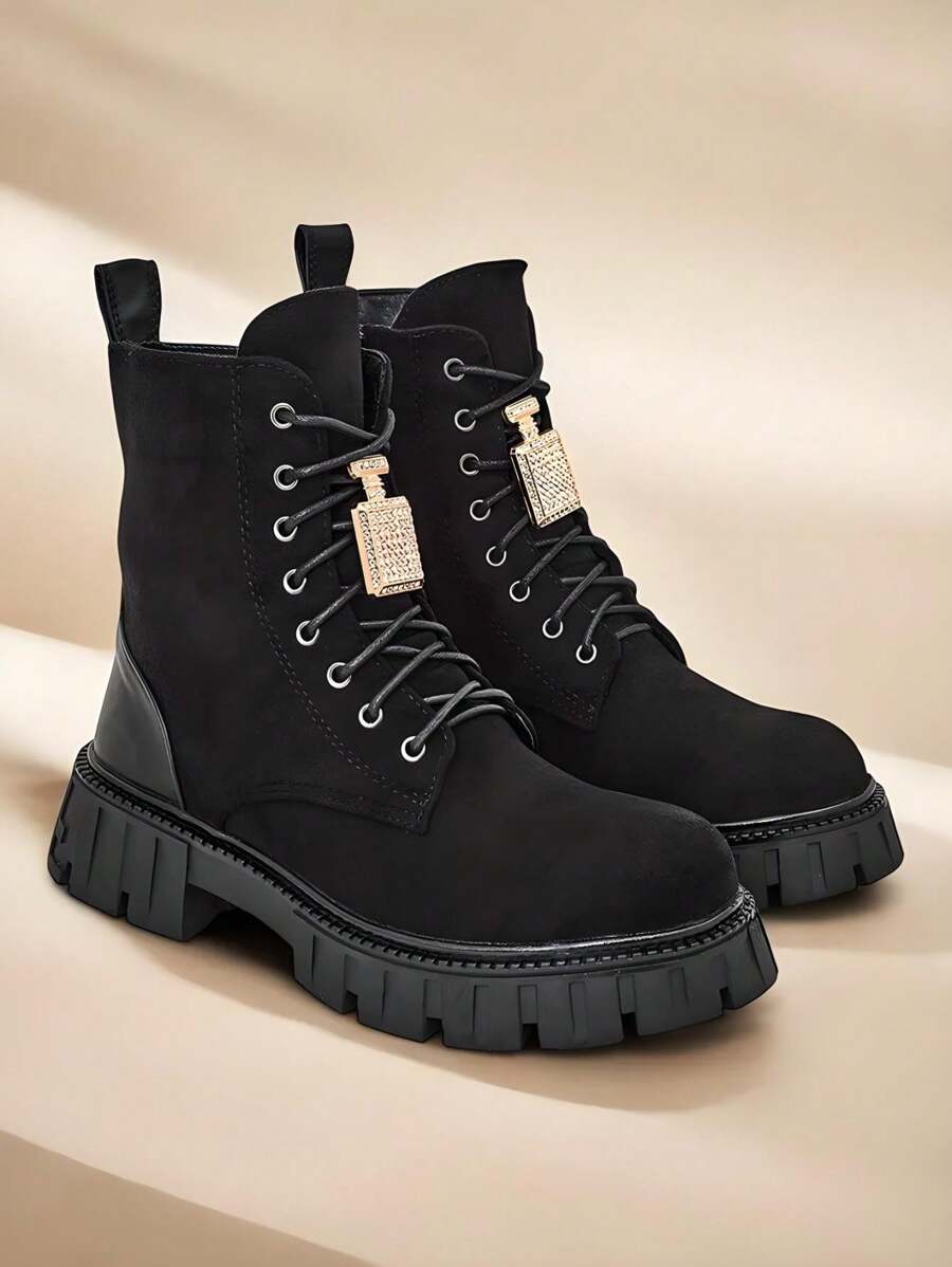 Royalfashion zamszowe damskie botki workery Edvines