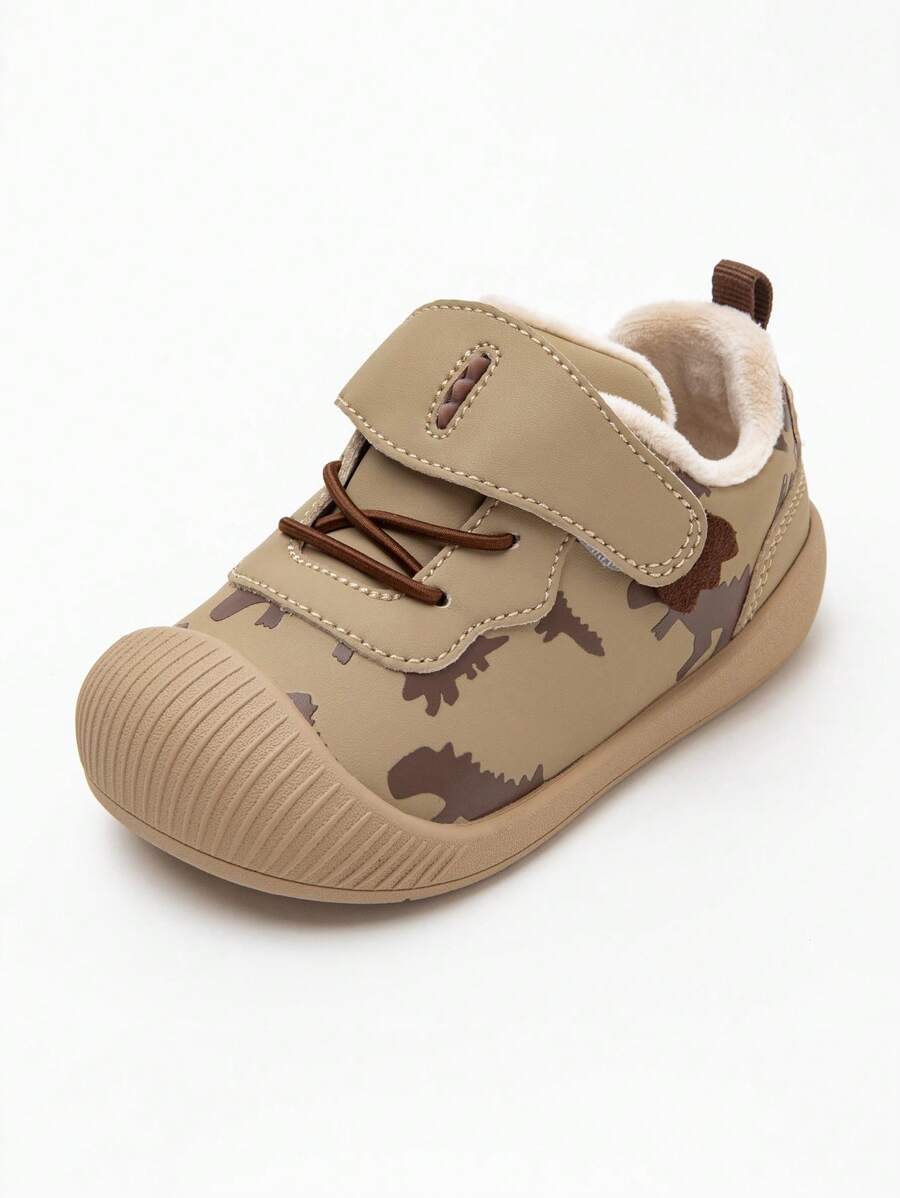 mini bala Chaussures de premiers pas anti-coup mignons et thermiques pour garçons et filles