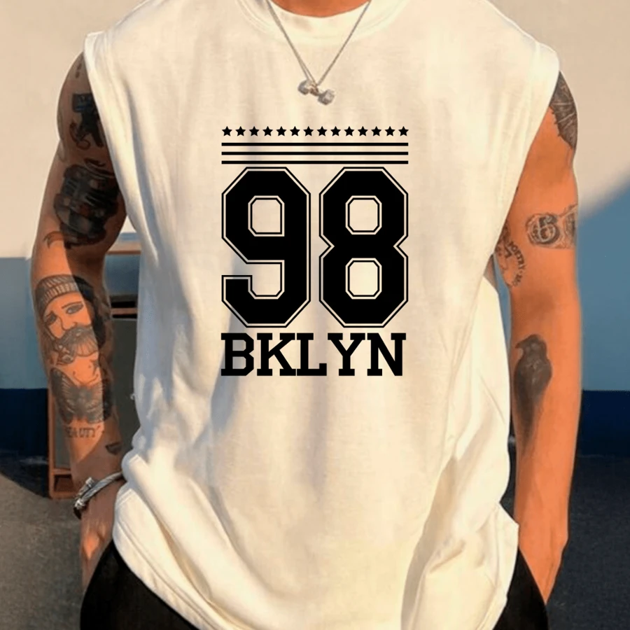 Regata Oversized Brooklyn Estilo Larga Verão Lançamento Estampada