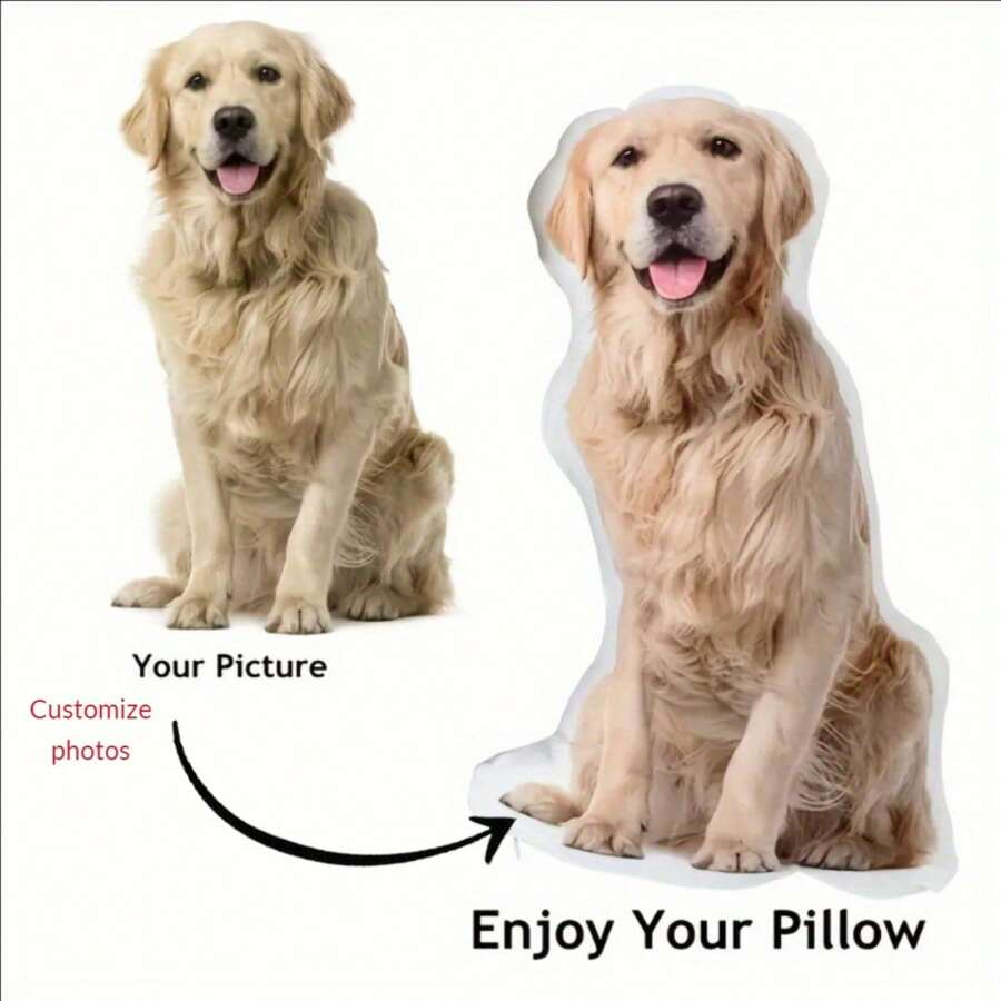 Customized Photo 3D Pillow: Share Love With Unique Handmade Gifts - Perfect For Birthdays, Christmas, And More! Soft Filling Is Soft And Comfortable, Making It The Perfect Gift For Family, Friends, And Loved Ones, Elegant, Ideal Gifts For Him, Ideal Gifts For Her, Him, Her, Boyfriend, Girlfriend, Dad, Mom, Pets, For Anniversaries, For Mother's Day, For Birthdays, For Valentine's Day, For Graduation, For Father's Day, For Weddings, For Housewarming, Sofa, Bed, Car, Tea Room, Bedroom, Bathroom, Living Room, Dining Room