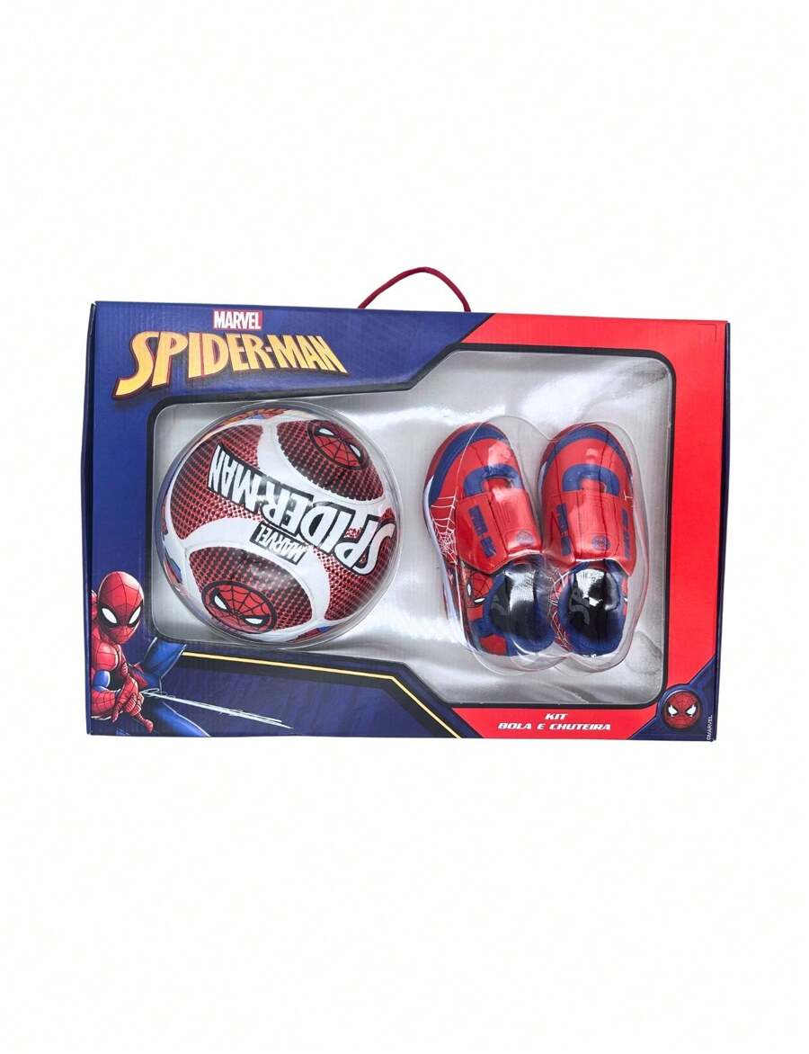 Marvel Kit Marvel Chuteira e Bola Homem Aranha Infantil
