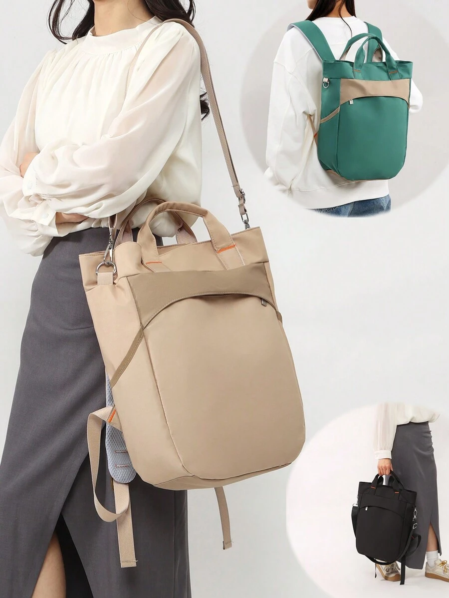 Lässig wasserdichter Rucksack, multifunktionaler Laptop-Rucksack Schultasche, robuster Outdoor Reiserucksack, Rucksack mit abnehmbarem Schultergurt, für Reisen, Pendeln, Alltag, College
