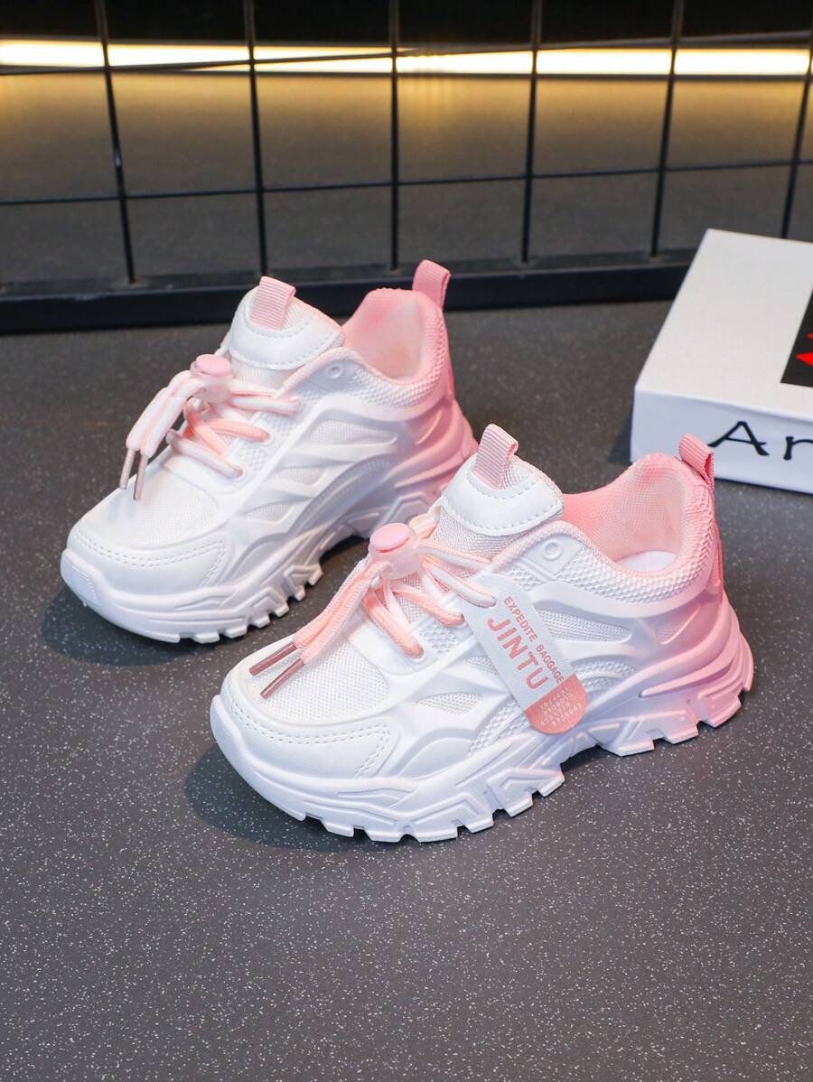 2025 Autumn/Winter New Kids' Soft-Sole Durable Breathable Sports Mesh Outdoor Casual Running Shoes For Boys And Girls