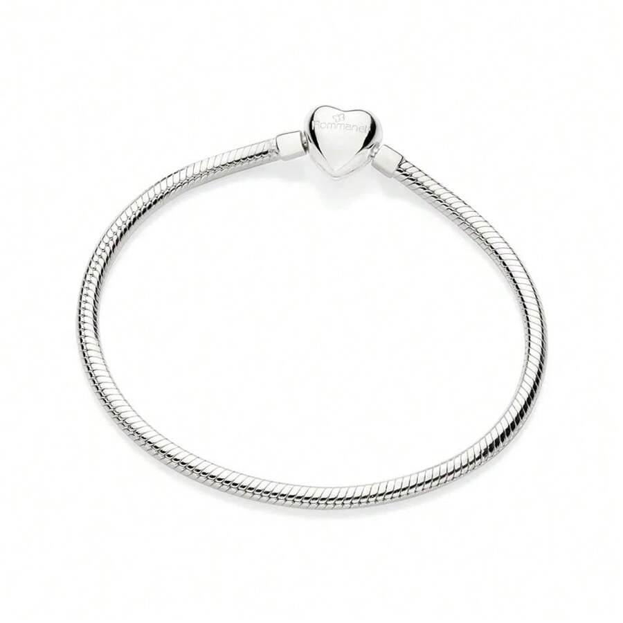 PULSEIRA DE BERLOQUES PRATA 925 FEMININA ROMMANEL 18 CM OU 20 CM 850069 850070