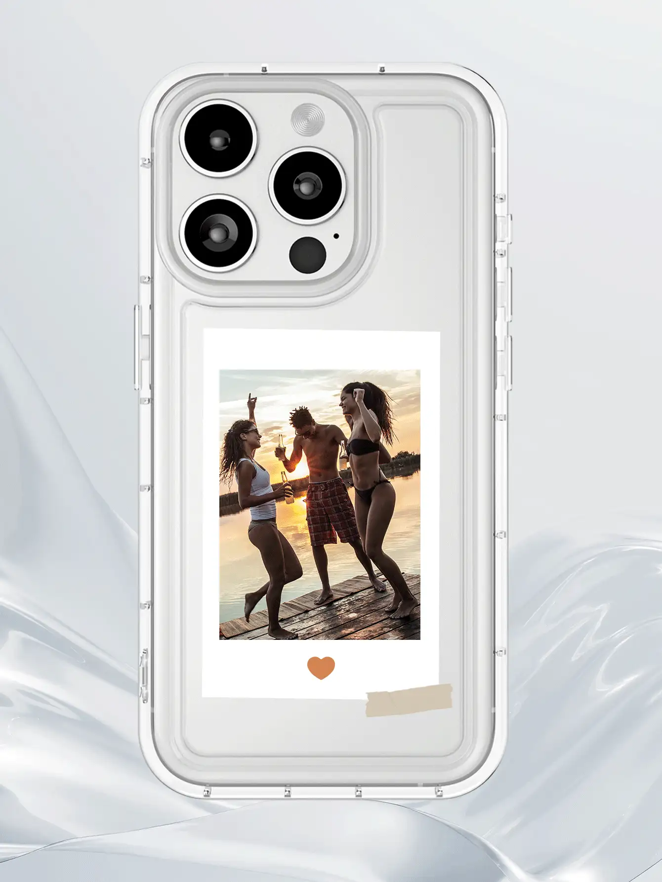 1pc Customized Photo Phone Case With Your Personal/Family/Couple/Holiday Photos, Compatible With IPhone 11, 12, 13, 14, 15, 16 Pro Max,Stylish,Colorful,Vintage,Cute,Contracted,Funny,Custom,Personalized,Unique,Customized,Ideal Gifts For Him,Ideal Gifts For Her,Boyfriend,Girlfriend,Family,Friends,Grandparents,Couple,For Anniversaries,For Birthdays,Season Picks,2025phonecase