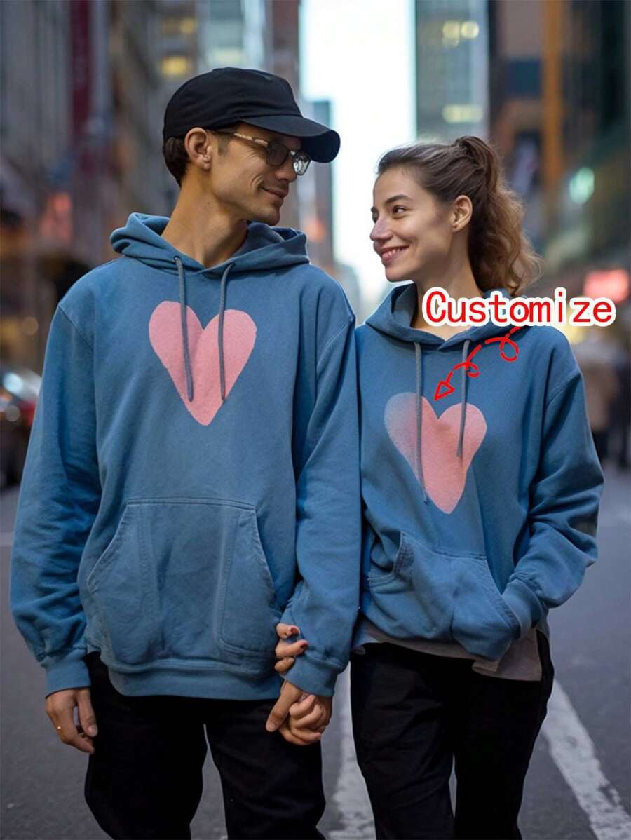 1pc Customizable Stylish Printed Adhesive Patch, Any Pattern Available, Holiday Costume/Fashion Decal, Heat Press Sticker For DIY Clothing - Perfect For T-Shirts, Masks, Jeans And Backpacks - Halloween, Christmas, Valentine's Day, Thanksgiving Designs, Suitable For DIY Clothing, Customizable Couple, Sibling, Men, Women, Parent-Child Patterns For T-Shirts, Backpacks