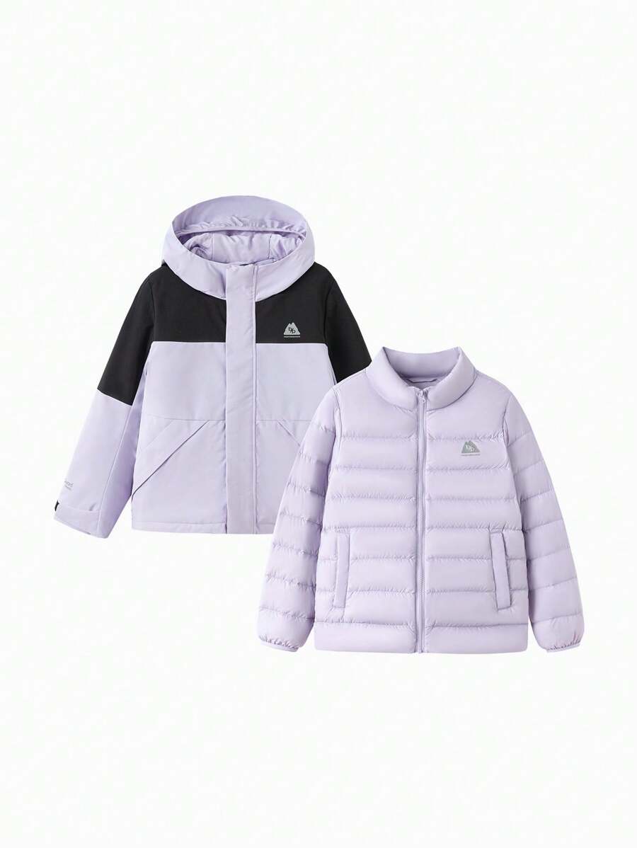 Balabala Chaqueta funcional para exteriores tres en uno, impermeable y a prueba de viento para el invierno de 2024