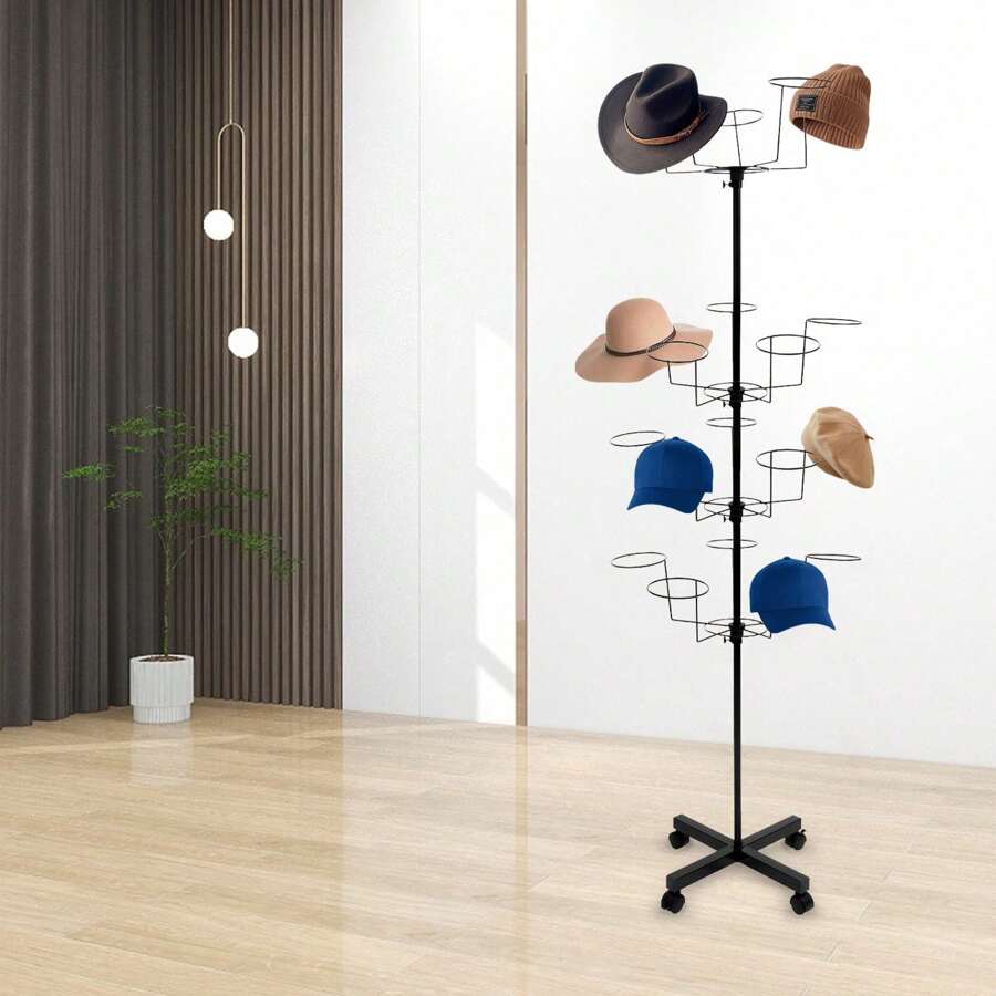 7-Tier Hats Display Rack, 65''H Floor Stand Hat Racks, Adjustable Cap Wig Rack Freestanding Rotating Hat Organizer Stands For 35 Caps, Wigs & Hats,Spring,Minimalist,Summer TopsCoat Rack Back To School Travel Essentials Room Decor,Home Decor,Bedroom Decor Storage Organization And Storage Puppy Keep Dress Shorts Phone Case Bikini Summer Dresses For Women Skirt Summer Dress Dresses Nails Jeans Tops White Dress Dresses For Women