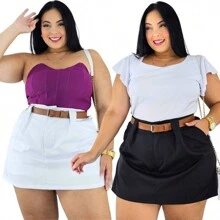 KIT 2 BRANCO/PRETO
