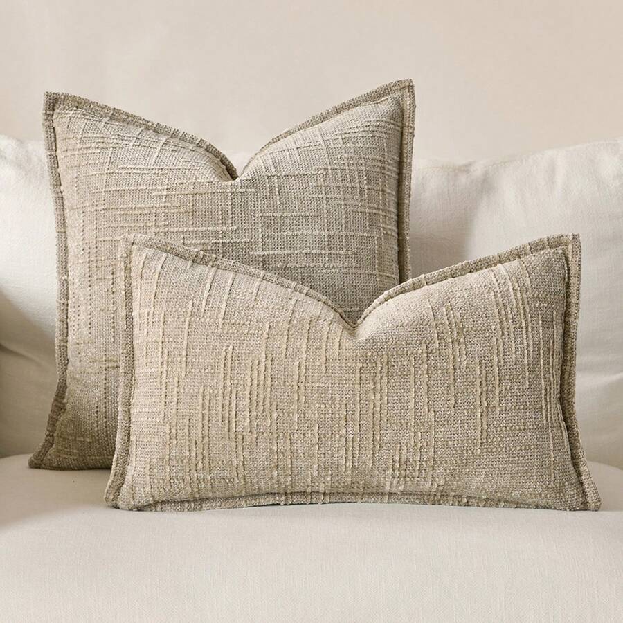 1 Stück Chenille Kissenüberzug für Frühling, Herbst und Winter, weicher Plüsch Dekorationskissenbezug für Sofa (Kissenfüllung nicht enthalten), Heim Bettkissen