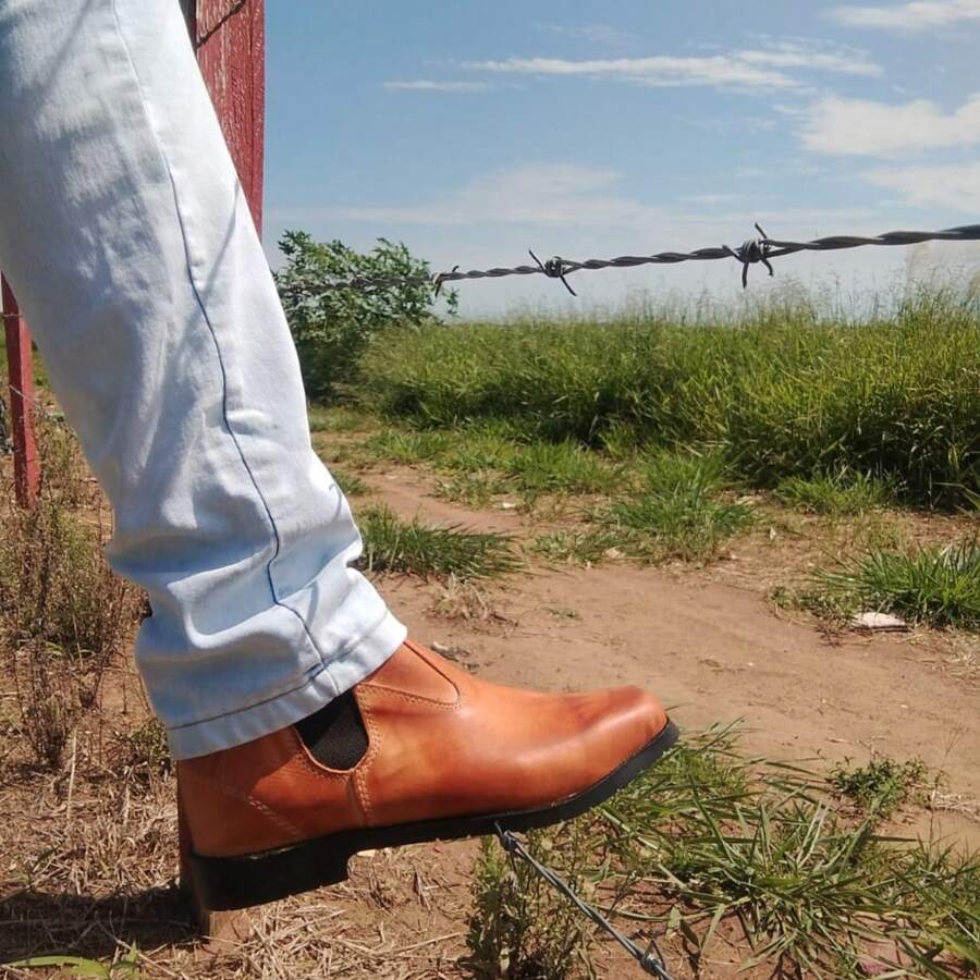 Botina Masculina Econômica Solado Forte e Robusto