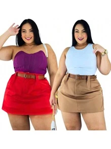 KIT 2 BEGE/VERMELHO