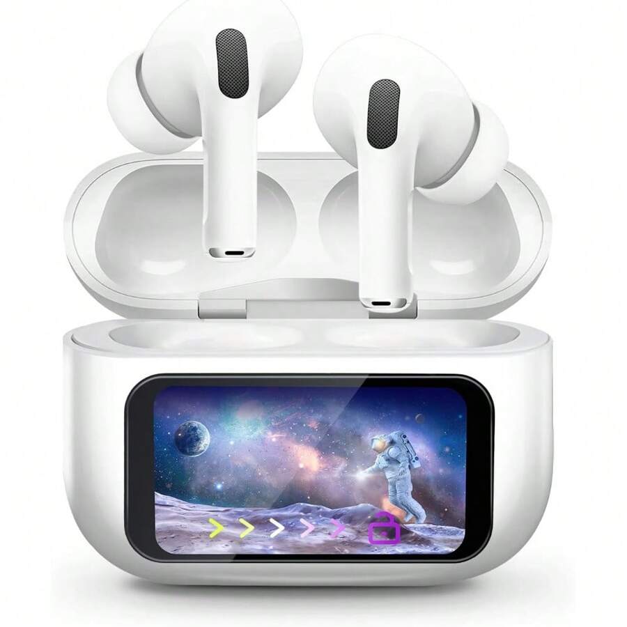 ANC Touch Screen Earbuds, Wireless Earbuds, ANC Earbuds Noise Cancelling Earbuds, Noise Cancelling In Ear Bluetooth 5.4 Earbuds, Bluetooth Earbuds With Microphone, Wireless Earbuds For IPhone/Android