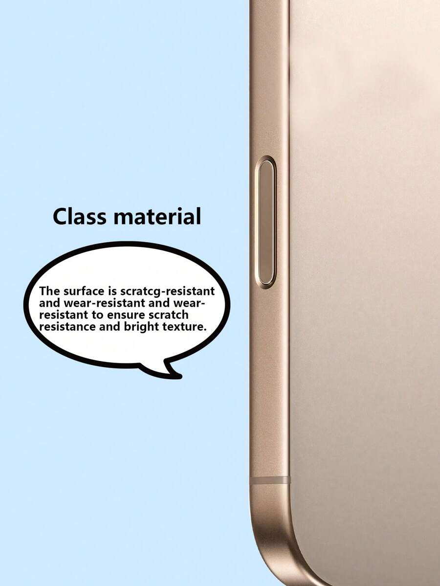 Set de 2/5 películas protectoras resistentes a los arañazos para el botón y el lente de la cámara, compatible con iPhone 16, iPhone 16 Plus, iPhone 16 Pro e iPhone 16 Pro Max