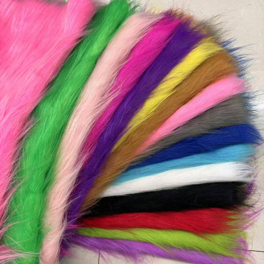 1 pieza de tela de felpa larga, de estilo minimalista, de material de poliéster para cubrir los pies DIY, tela de felpa para disfraces de fiesta/escenario, tela de felpa para decoración de bodas