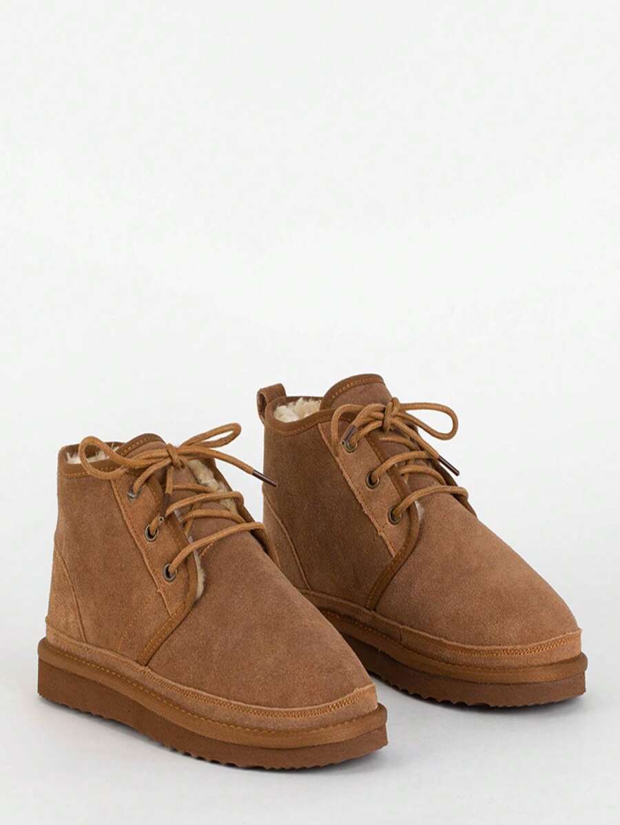 Royalfashion Camel Herenlaarzen A'la Snowboots Gavin