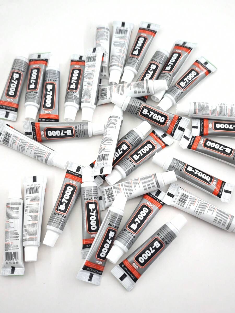 2pcs B7000 Multi-Purpose Adhesive, Waterproof, Semi-Fluid Strong Glue For Diy Metal Jewelry & Craft Making Gifts