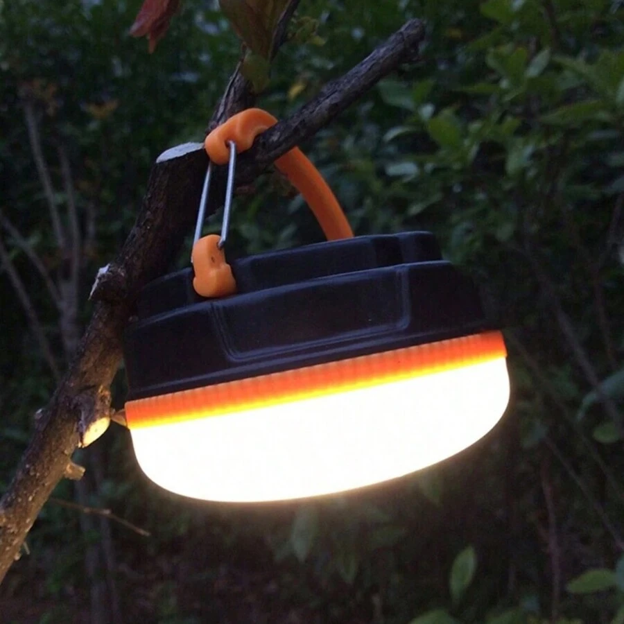 1pc Magnetic Camping Lantern Led With Frosted Design, Compact And Portable, Multi-Functional Tent Light For Outdoor Camping (Hanging)