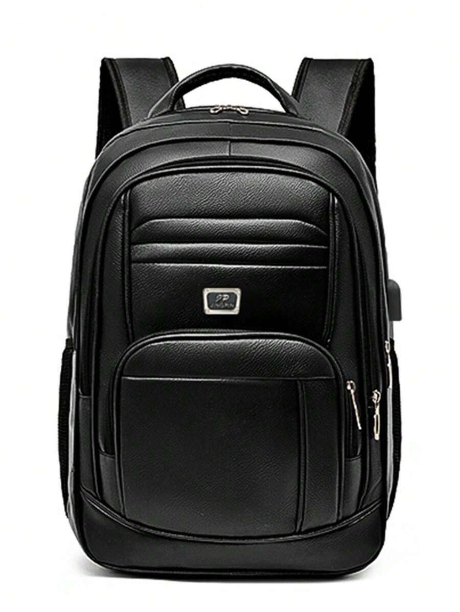 Mochila Couro Masculina Reforçada Para Notebook Escolar Excecultivo Social