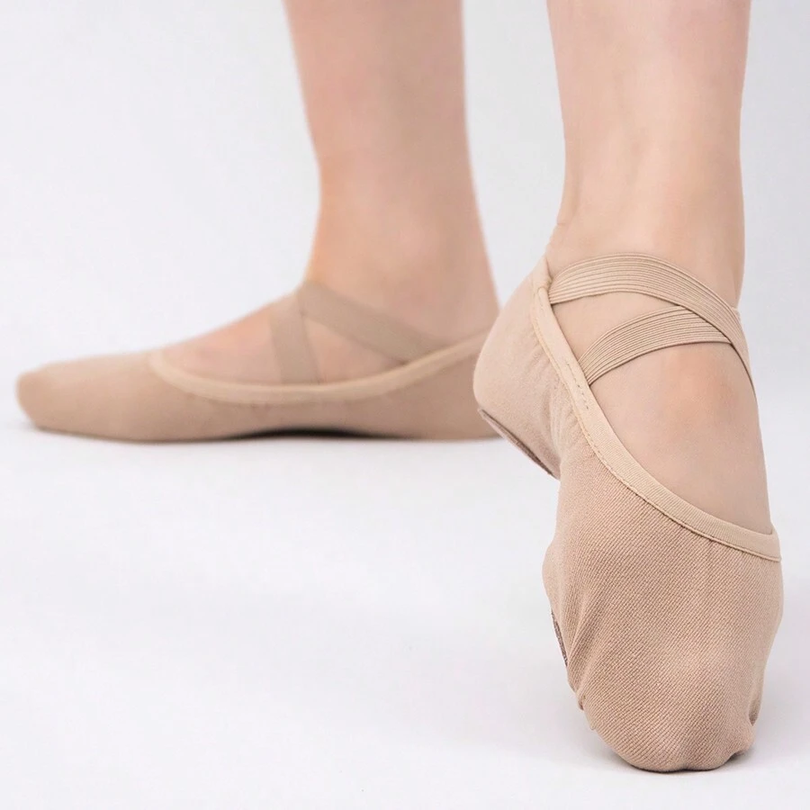 Skin Tone Ballet Shoes For Men & Women - Perfect For Ballet, Modern & Comperary Dance, Yoga & More