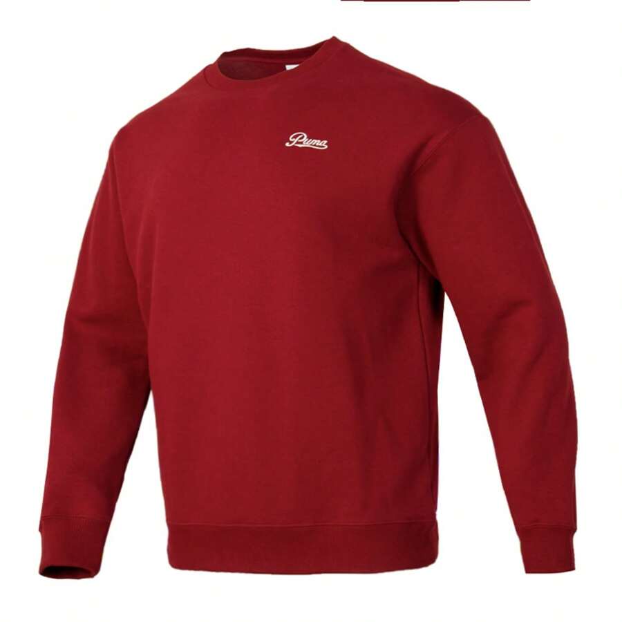 Puma TEAM CC Crew TR Boyfriend Style Men's Sportswear Running Fitness Comfortable Casual Round Neck Sweatshirt Pullover 630947-13