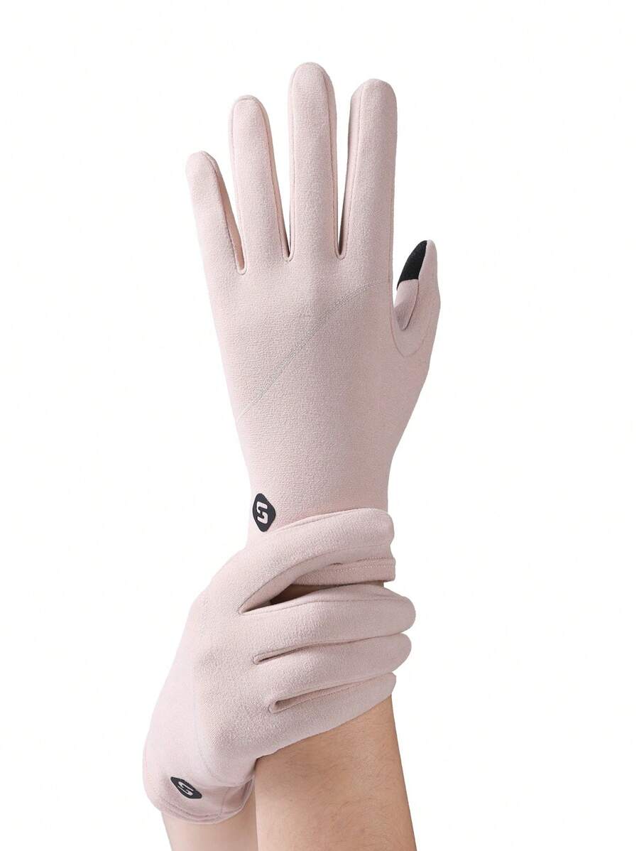 Modelli autunnali e invernali di guanti in pile per donna, antiscivolo, per touchscreen, guida, sport, elastici, antivento, termici, sottili, antivento e caldi