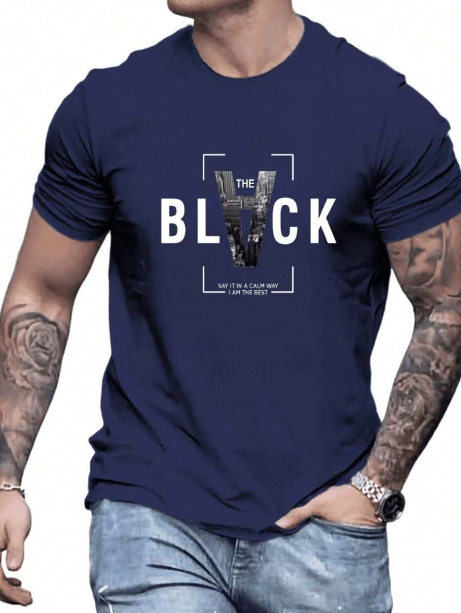 Camiseta Manga Curta Masculina Black Music