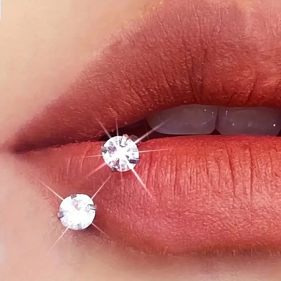 1 pezzo Anello a forma di C elegante e seducente in acciaio inossidabile per labbra, naso, piercing semplice per il corpo come regalo per feste e vacanze