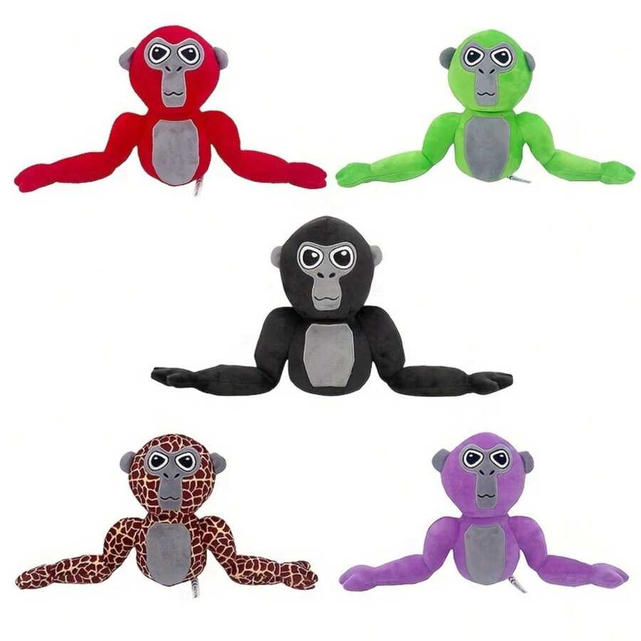 Juguete de peluche suave de gorila de 40 cm/15,75 pulgadas - Regalo adorable para aficionados a los juegos, muñeco de peluche para el cumpleaños, mejor opción para niños, compañero de juegos de etiqueta, compañero de mimos, juguete de malvavisco, mimos, amigo para abrazar, muñecos de peluche lindos, juguete de peluche de Poppy Playtime, animal