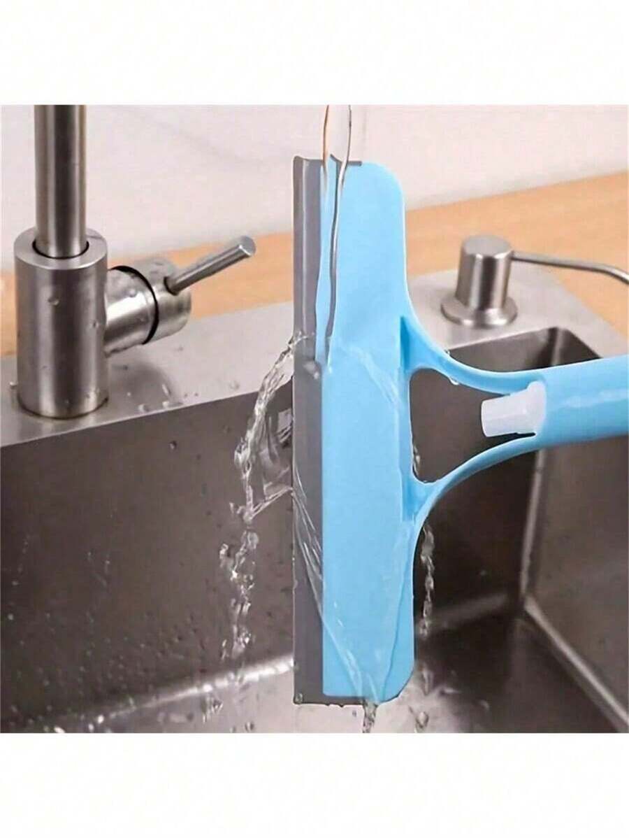 1pc 3-In-1 Glass Squeegee With Scraper, Spray Bottle, Window Cleaner, Multifunctional Handheld Shower Window Glass Scraper For Spraying, Washing And Scraping, For Windows, Tiles, Automotive Windshield, Mirrors, Bathrooms, Cleaning Supplies, Cleaning Tools
