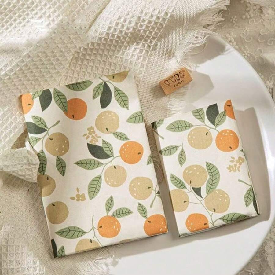 Cubierta de libreta A5 con diseño de naranjas, funda protectora de planificador, protector de cuaderno, suministros de oficina
