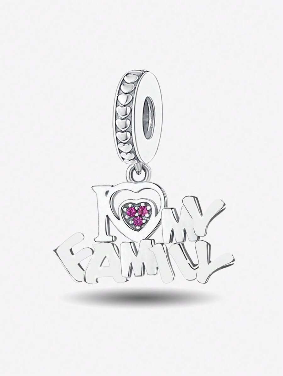 1 Pieza Moda 925 Plata de Ley Serie Ángeles del Amor Encanto Abalorio Adecuado Para Pulseras Brazaletes de Mujer DIY Joyería Elaboración y Equipamientos Diarios Decoración de Joyería Para Niñas, Útiles Escolares Para Estudiantes