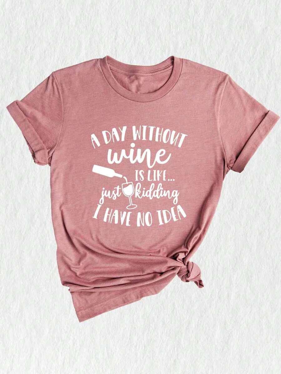 Wine Shirt, A Day Without Wine, Funny Wine Shirt, Wine Lover Shirt, Wine Lover Gift, Drinking Shirt, Wine Sweater, Gift For Wine Lover Tee