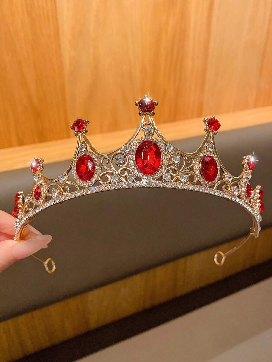 1 pieza Aro para el cabello de corona elegante y de moda, adecuado para ocasiones de actuación y cumpleaños