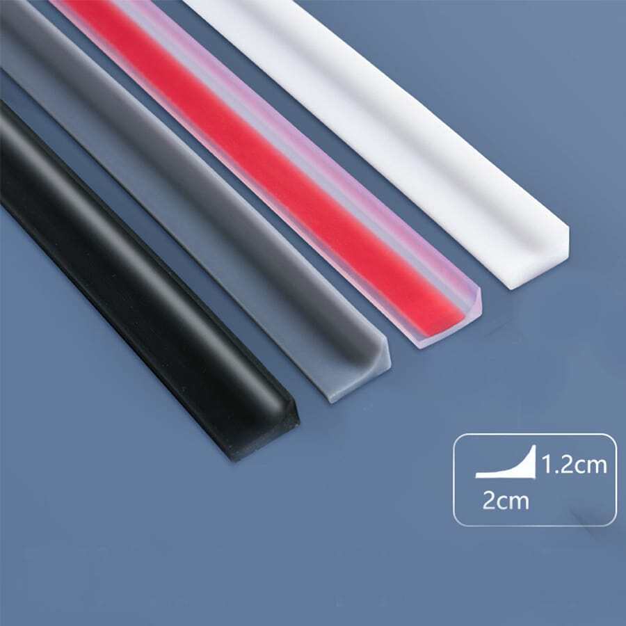 95/195CM Washbasin Countertop Waterproof Strip, Kitchen Countertop Waterproof Sticker, Wall Waterproof Strip, Bathroom Waterproof, Kitchen Decoration, Home Decoration, Need To Be Glued For Better Results! Home Bathroom Decor Summer Back To School