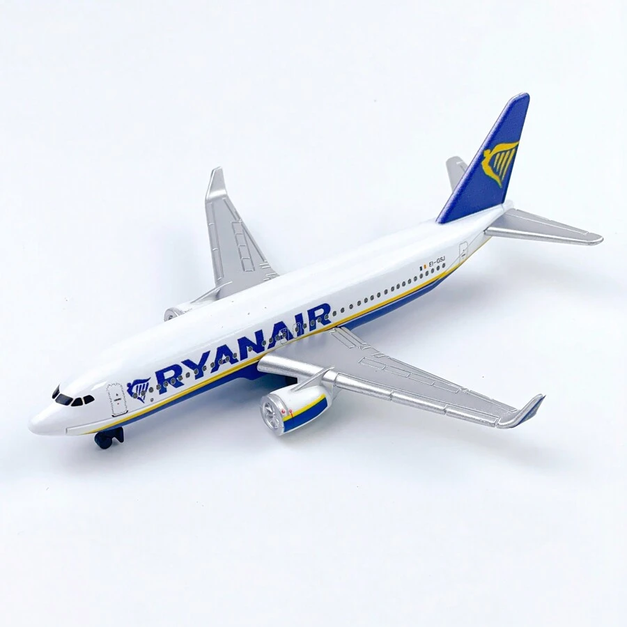 Modello di aereo Ryan Air, aereo in metallo pressofuso, adatto per collezioni e regali per le vacanze, giocattoli per aerei e modelli di aeroplani