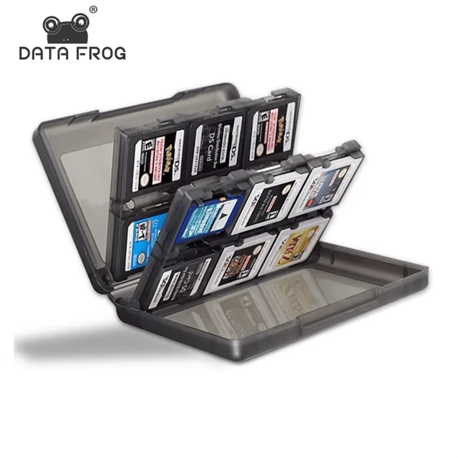 DATA FROG DATA FROG 28 In 1 Portable Game Cards Storage Hard Case For Nintend O NEW 3DS / 3DS / DSi XL / DSi LL / DS Lite Game Accessories