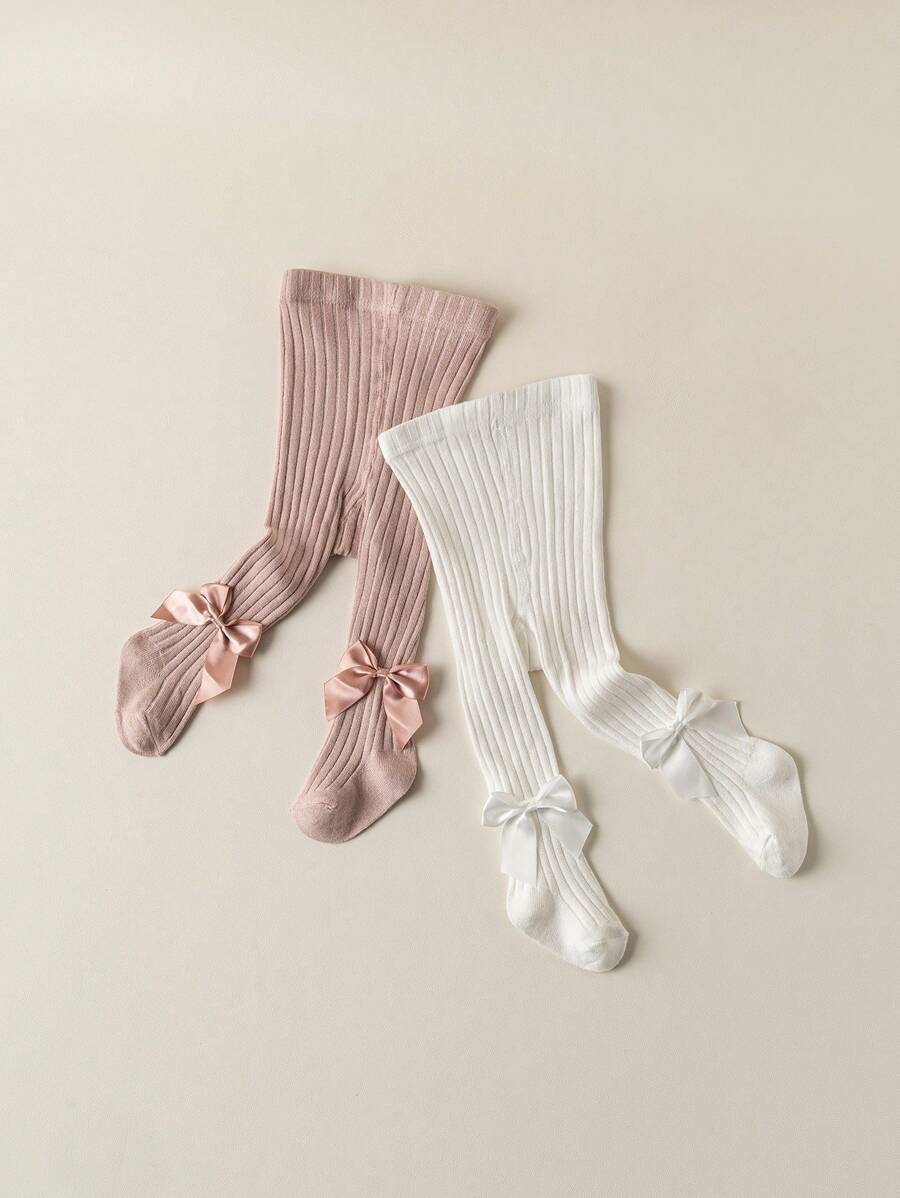 2-3 Pairs Thickened Kids Tights, Toddler Boys & Girls Leggings For Autumn/Winter, Baby Stockings Wear Outwardly