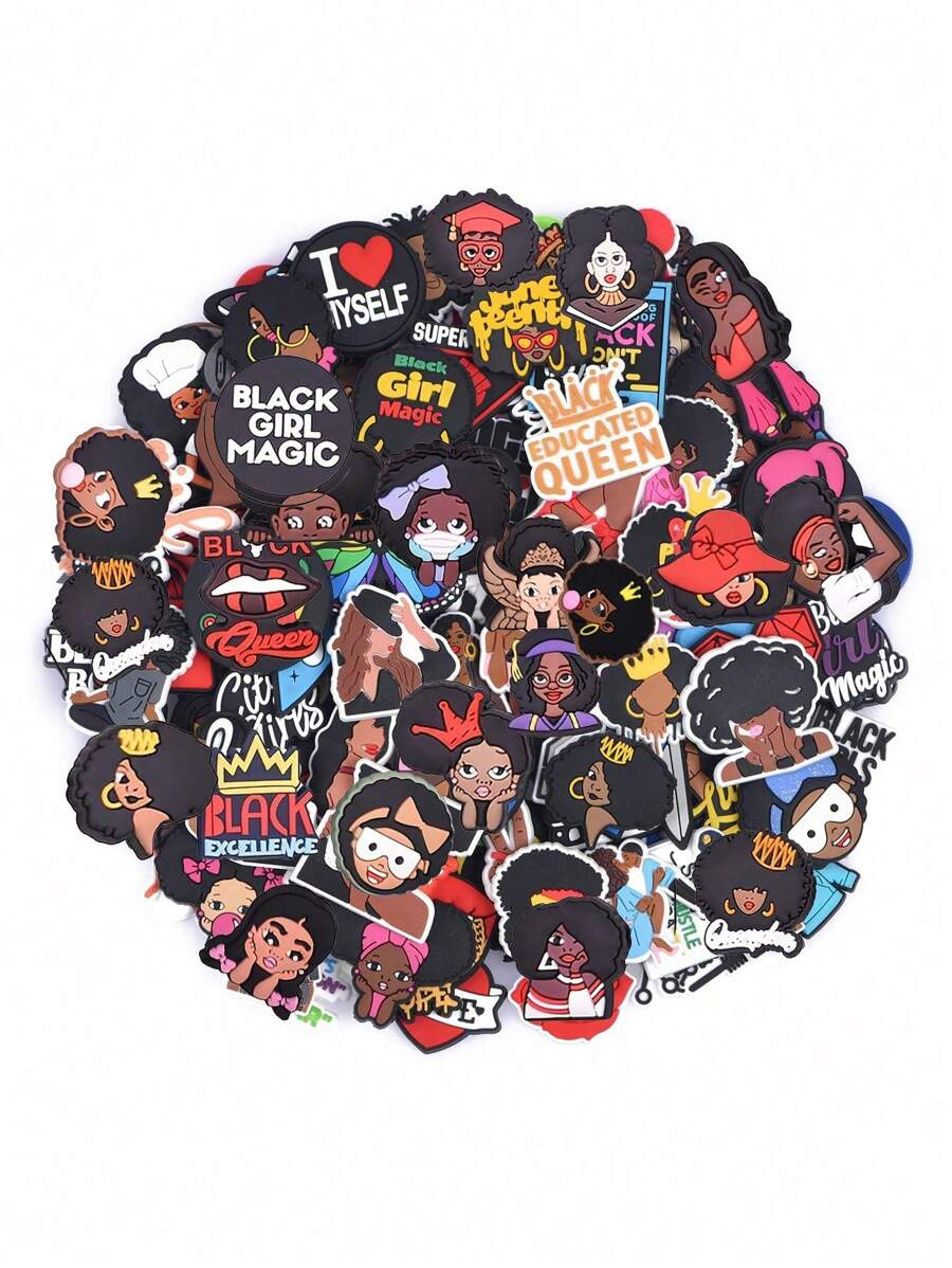 5pcs/10pcs/20pcs Random Cute Cartoon Witch Series Decor, Suitable For Bracelets, Pendants & Accessories, Gift For Men & Women, Party & Birthday Presents. (Handcraft, May Have Minor Glue Spills Or Defects On Back, Not Affecting Normal Use.)