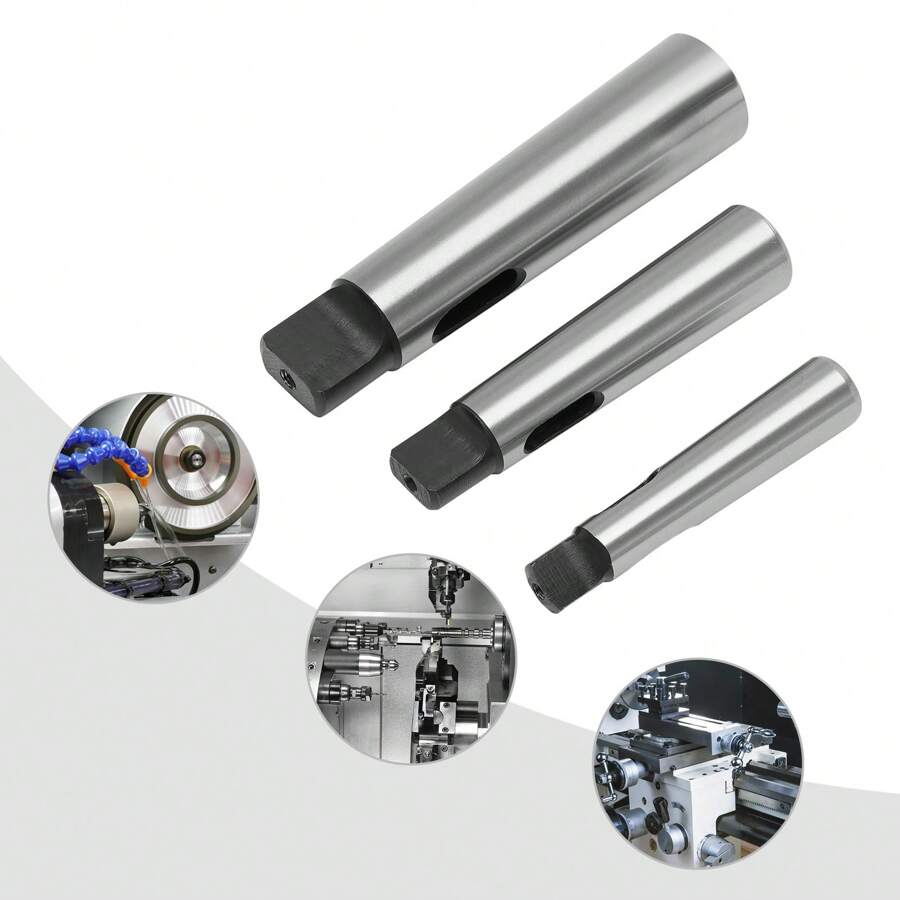 YUNRUX 3x adapterhulzen verloophulzenset MK4/3 MK3/2 MK2/1 voor kolomboordraaibank
