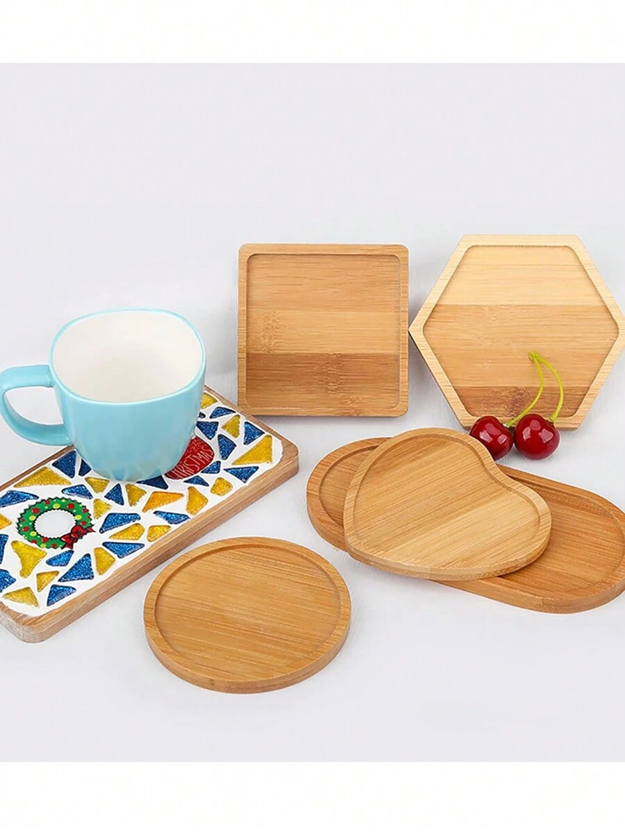 1 st. Speciaal gevormde bamboemat, mini-lade, placemat, handgemaakte basis, bamboe onderzetter, lade, geschikt voor thuiskeukenlade, feestdecoratieplaat, Valentijnsdag, handgemaakte doe-het-zelfonderzetter, plantenlade, kaarsenhouder Beste cadeaus Verjaardagsborden Keukenaccessoires Keukendecoratielades Fruitladelade Decor