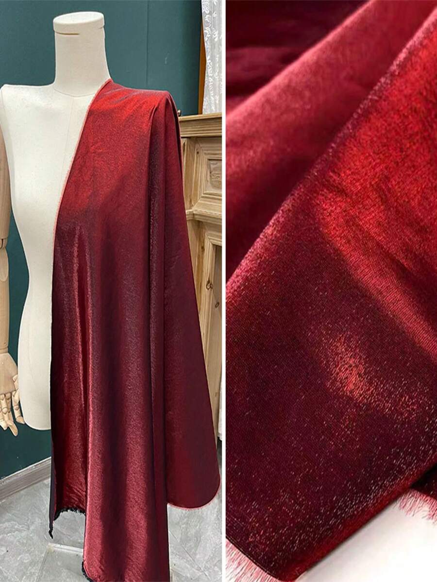1pc Multicolor Shiny, Smooth Fabric Material, Suitable For Evening Dress, Wedding Dress, Curtain, Tablecloth, Bags, Shoes, Etc.