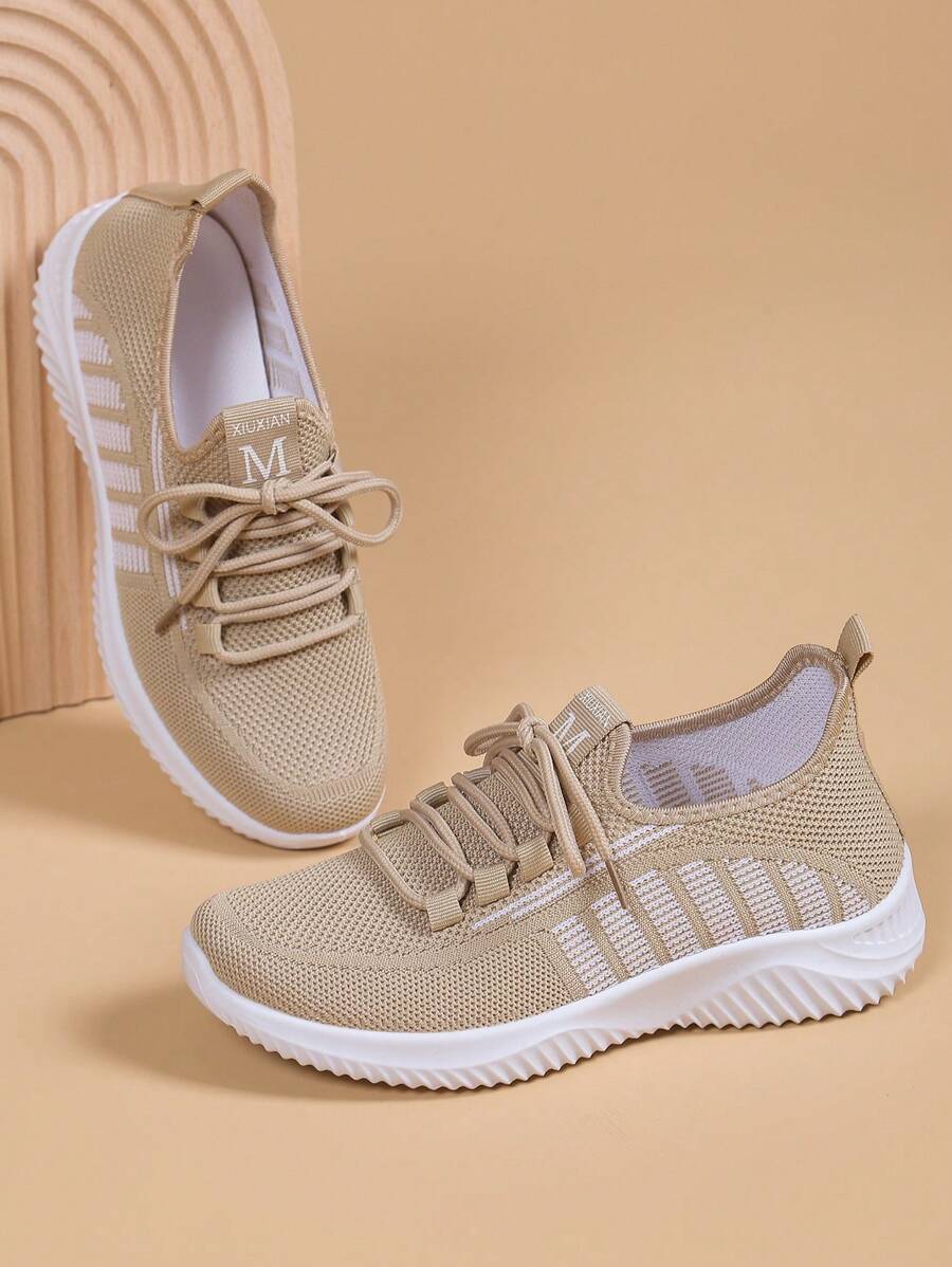 Damen Frühlings-/Herbst-Lässig Schuhe, rutschfeste weiche Sohle, bequeme vielseitige Flache Schuhe