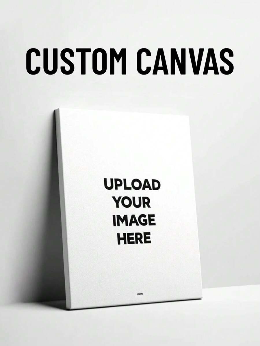 1pc Framed Photo Canvas Prints, Gift Idea, Custom Canvas Print, Perfect Gift For Friends & Family,Wall Art For Your Own Photo, Home Decor Gifts Birthday Graduation