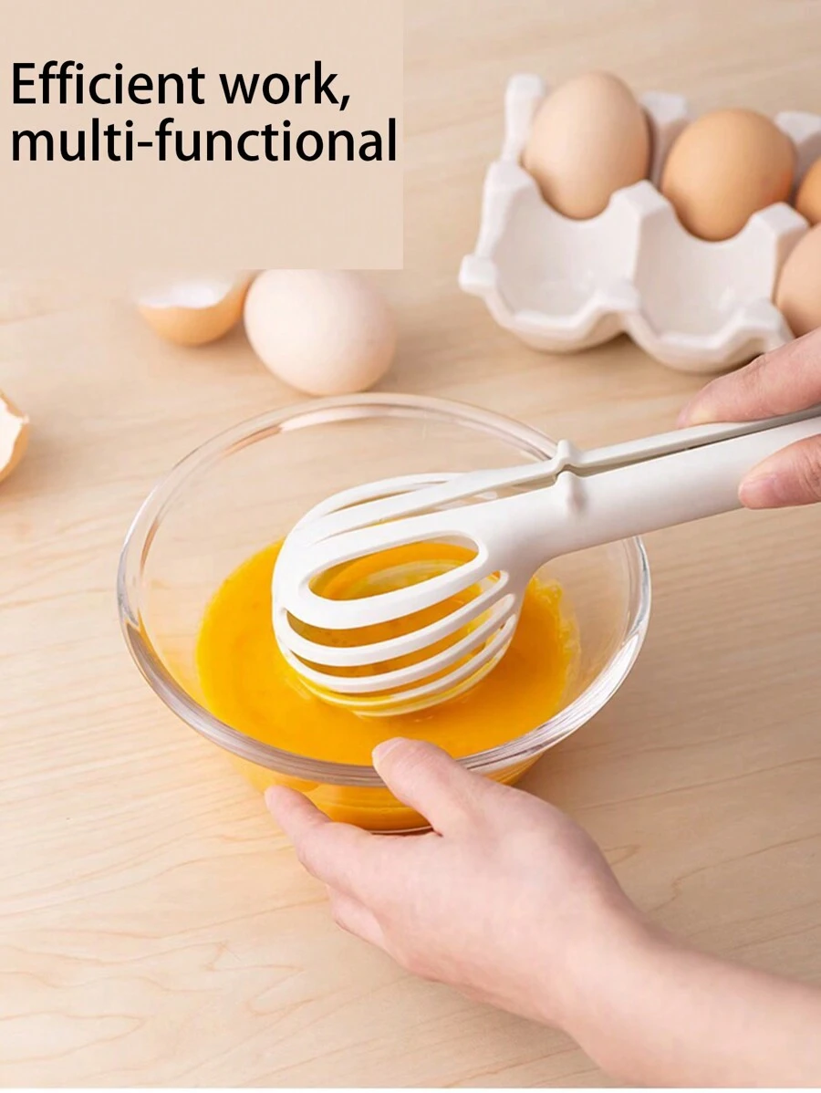 1 pieza Pinzas multiusos para pasta, diseño en zigzag, pueden sostener fideos, huevos, vegetales, pueden batir huevos, para uso en restaurantes y hogar, en bufé y servir alimentos, utensilios de cocina, prevención de quemaduras, regalo de Navidad