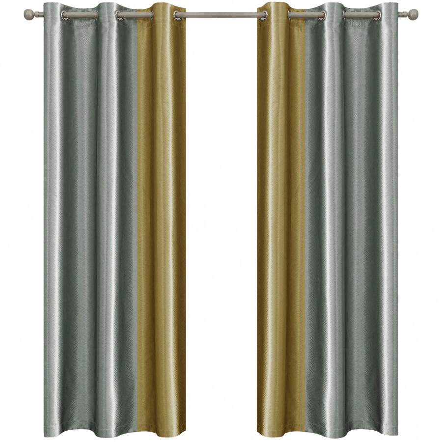 CYCMACO Rideaux Intérieurs 2 Pièces, Rideaux De Chambre, Rideaux Occultants, Rideau Occultant Intérieur, Rideau Thermique Isolant Froid Et Chaud, Rideaux Insonorisants