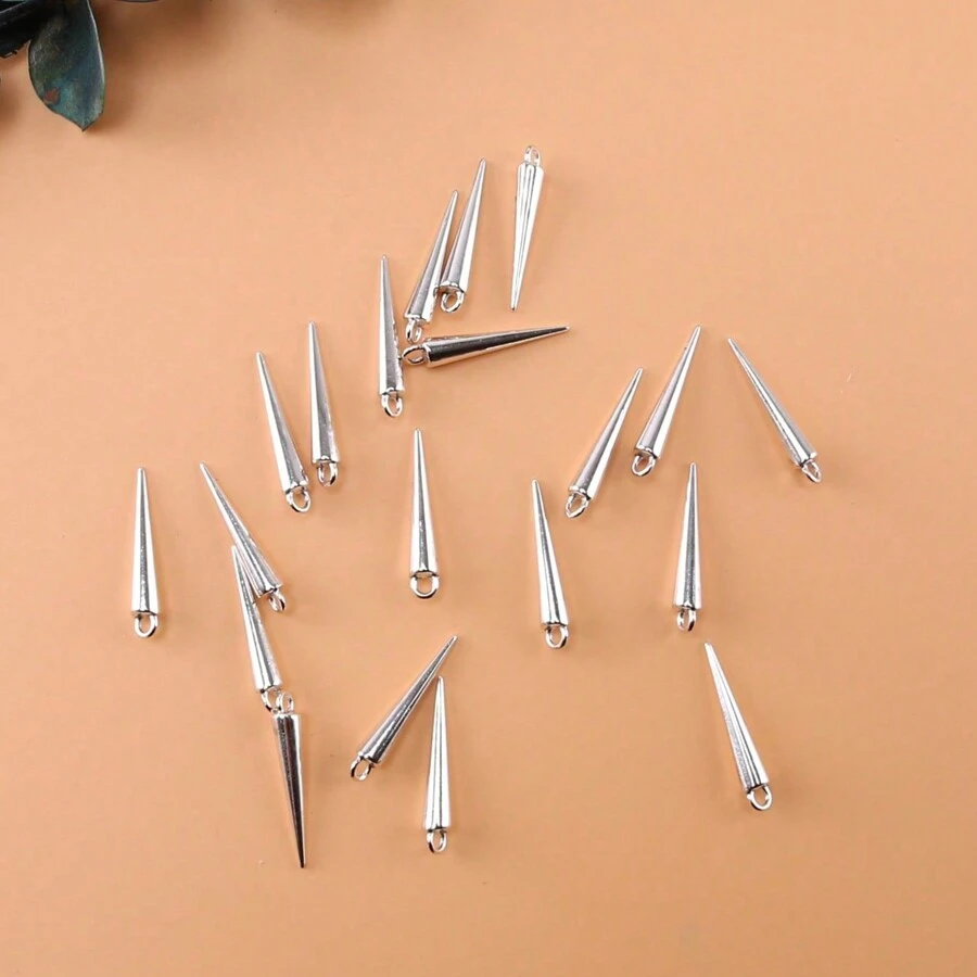 20 Stücke/Set DIY Anhänger mit Modisch Zinklegierung, geometrisch Für Frauen Für DIY Schmuckherstellung