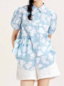 Blue and White